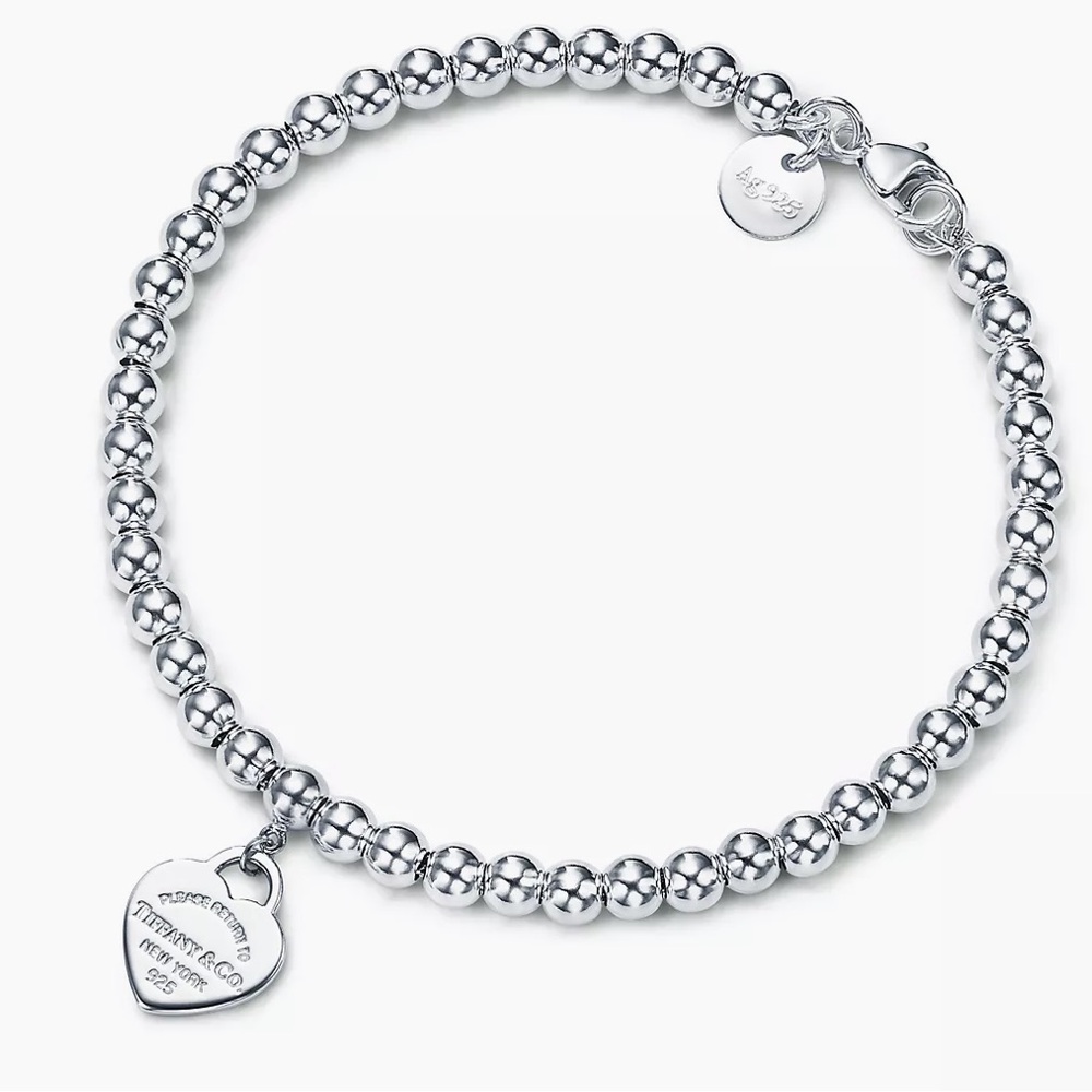 Heart Tag Bead Bracelet Tiffany&CO.